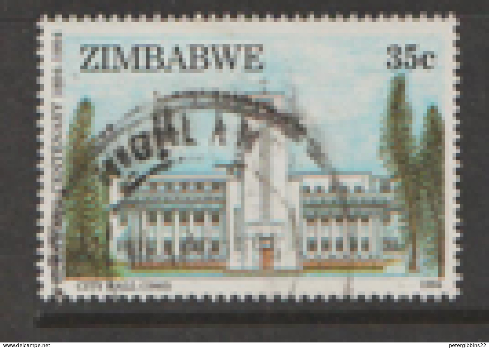 Zimbabwe  1994  SG 870  City Hall   Fine Used - Zimbabwe (1980-...)