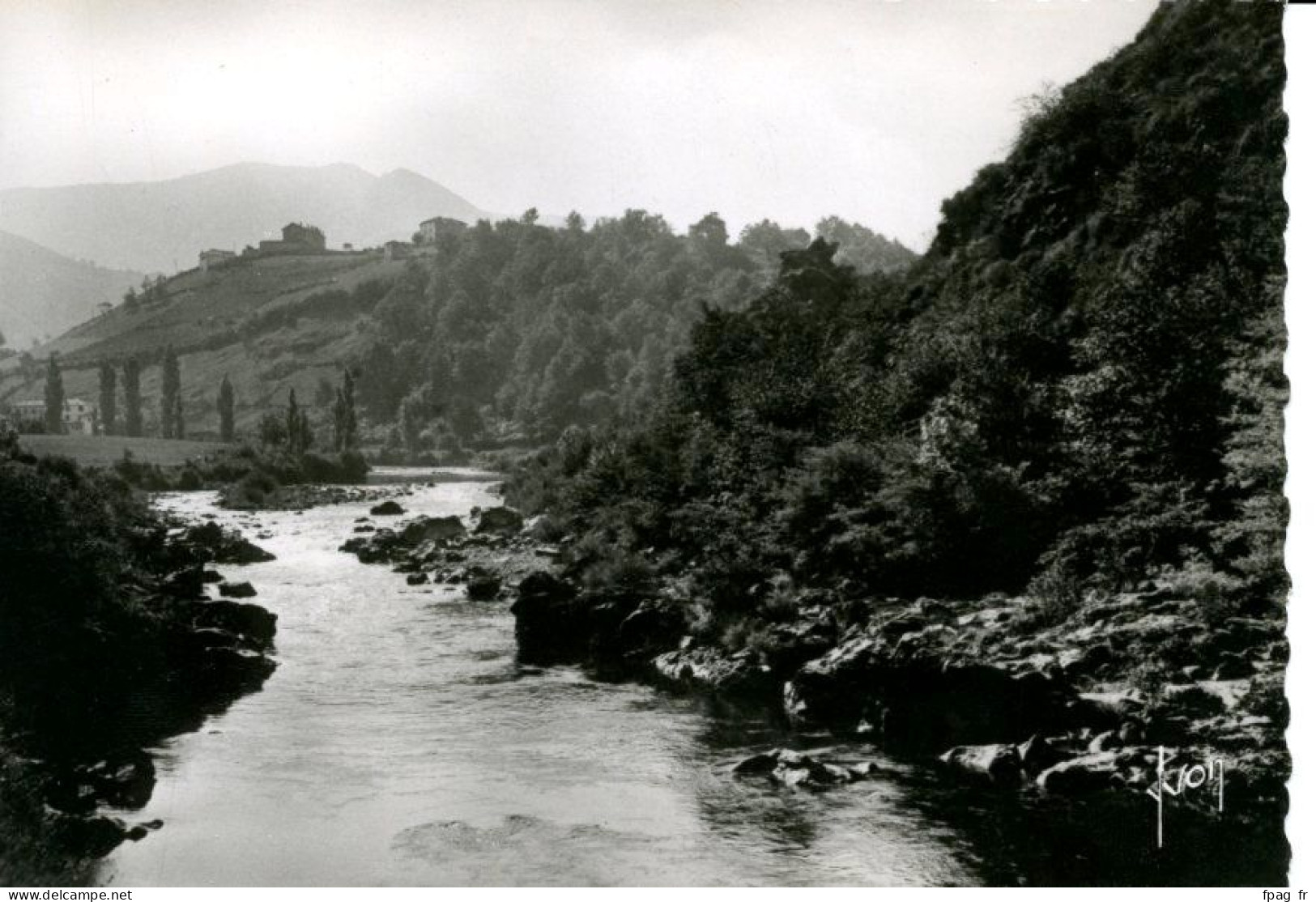 La Nive à Bidarray (64 - Pyrénées Atlantiques) - Yvon 3661 - Bidarray