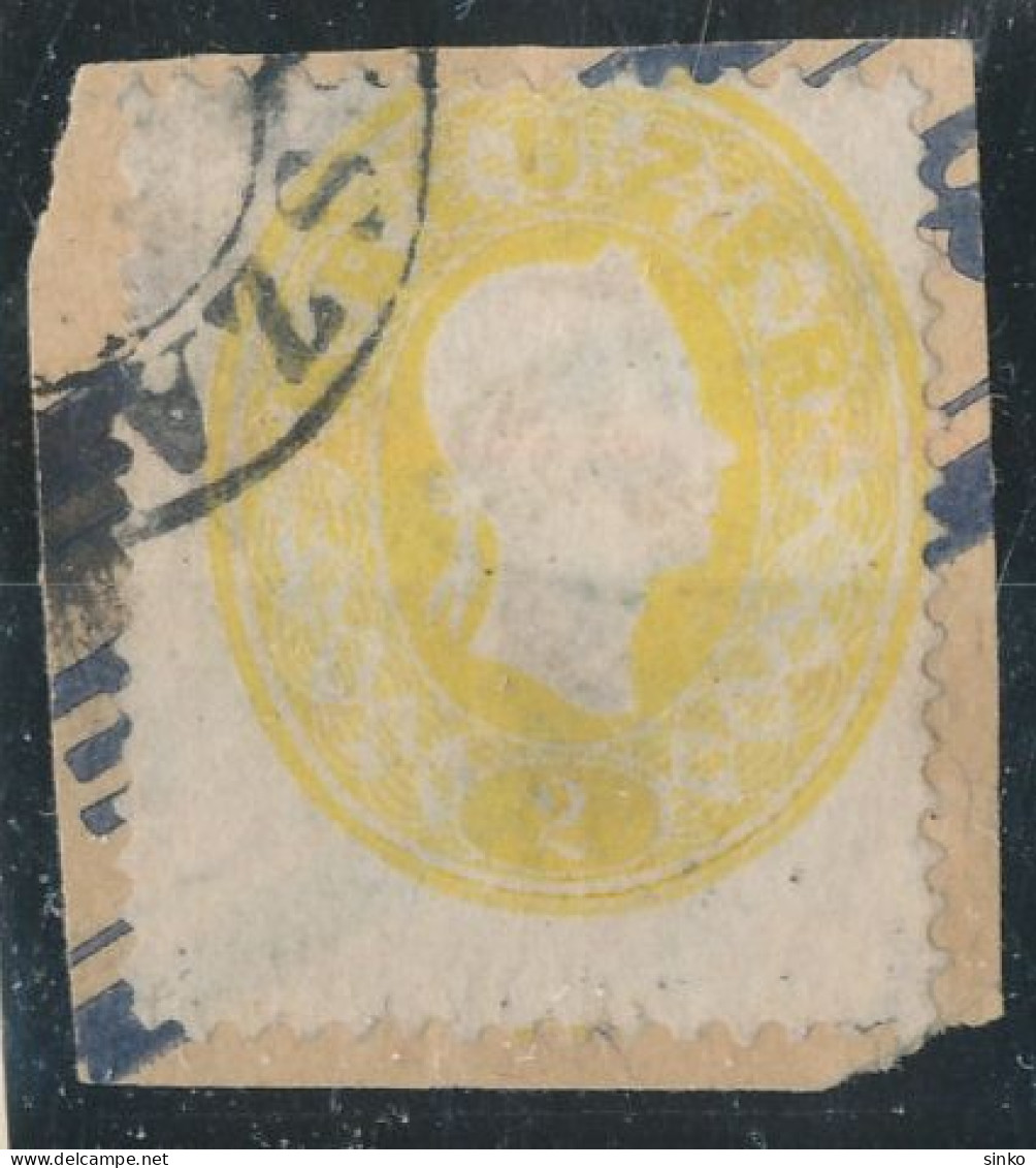 1861. Typography With Embossed Printing 2kr Stamp - ...-1867 Préphilatélie