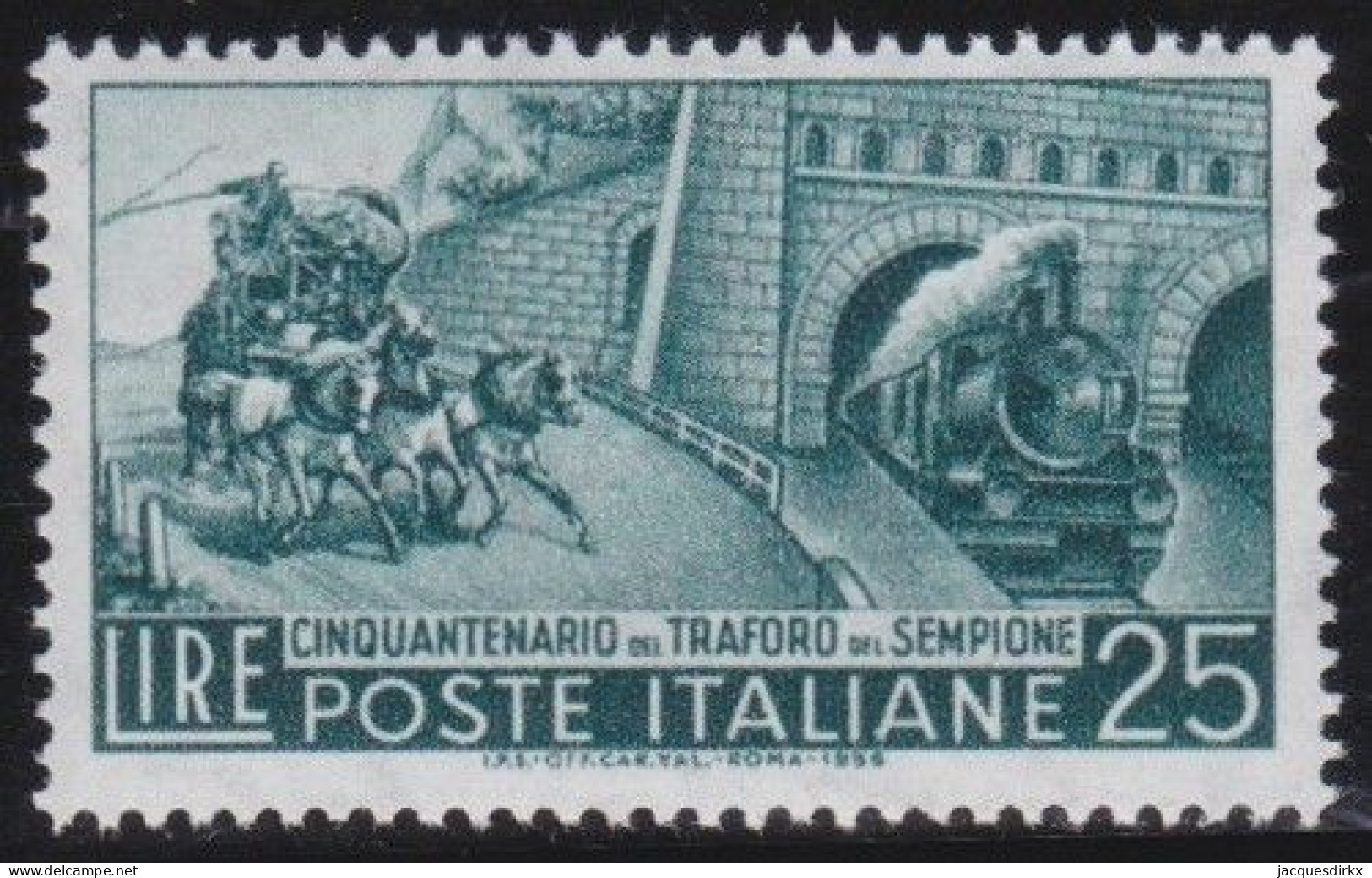 Italy   .  Y&T   .    724      .    **         .   MNH - 1946-60: Neufs