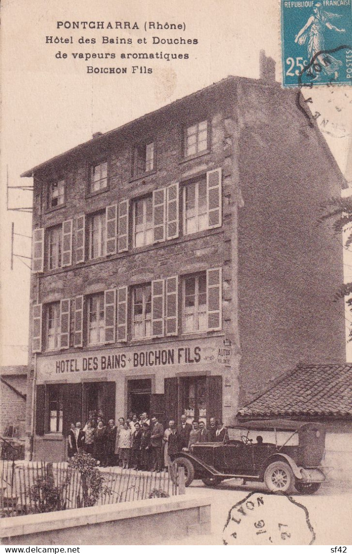 PONTCHARRA                   HOTEL DES BAINS ET DOUCHES           BOICHON     UNE AUTO - Pontcharra-sur-Turdine