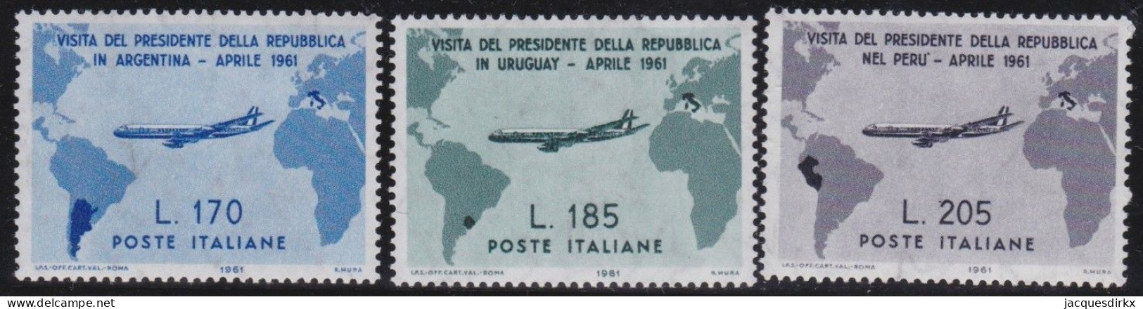 Italy   .  Y&T   .    845/847     .    **         .   MNH - 1961-70: Ungebraucht