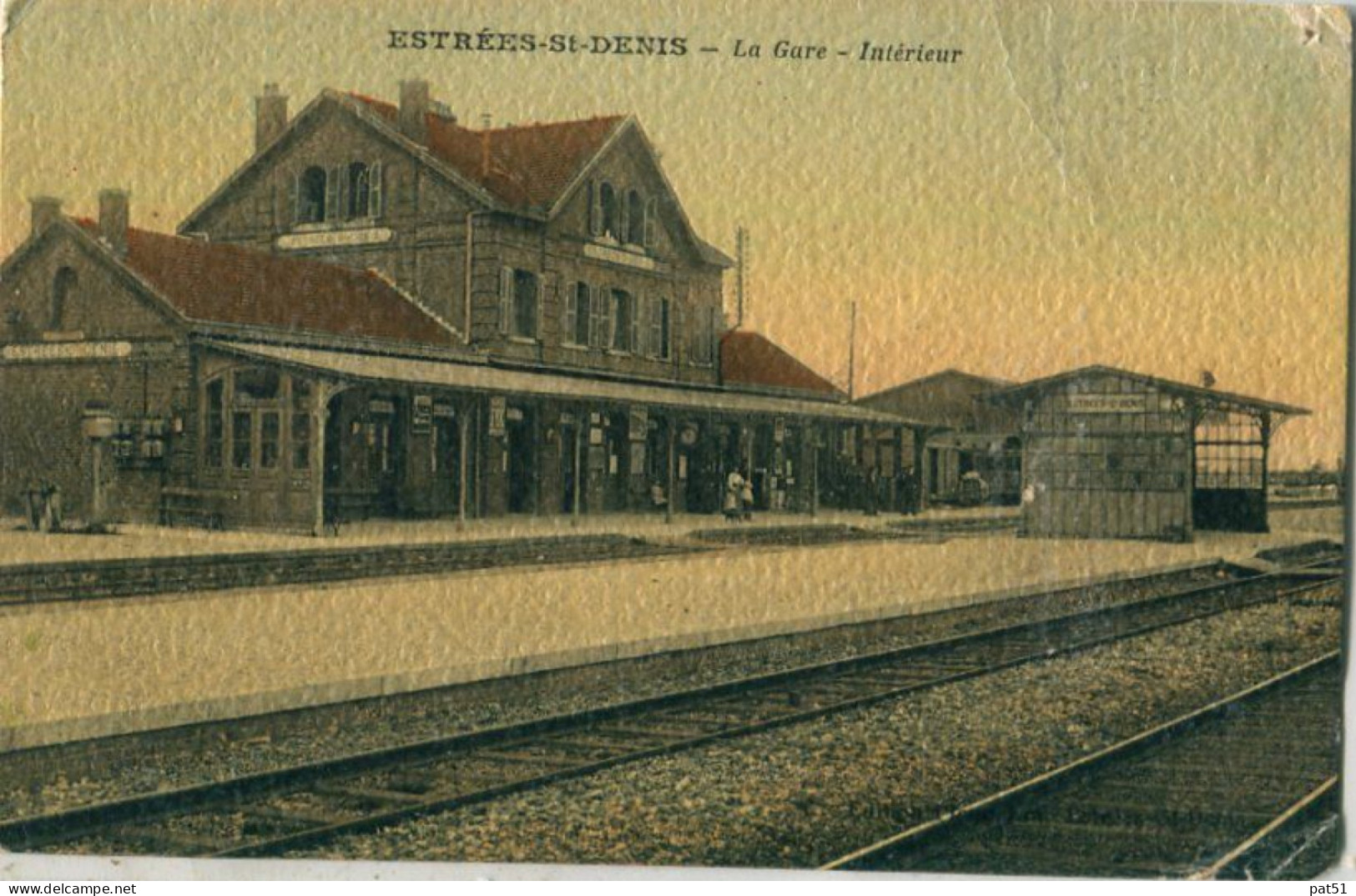 60 - Estrées Saint Denis : La Gare - Intérieur - Estrees Saint Denis