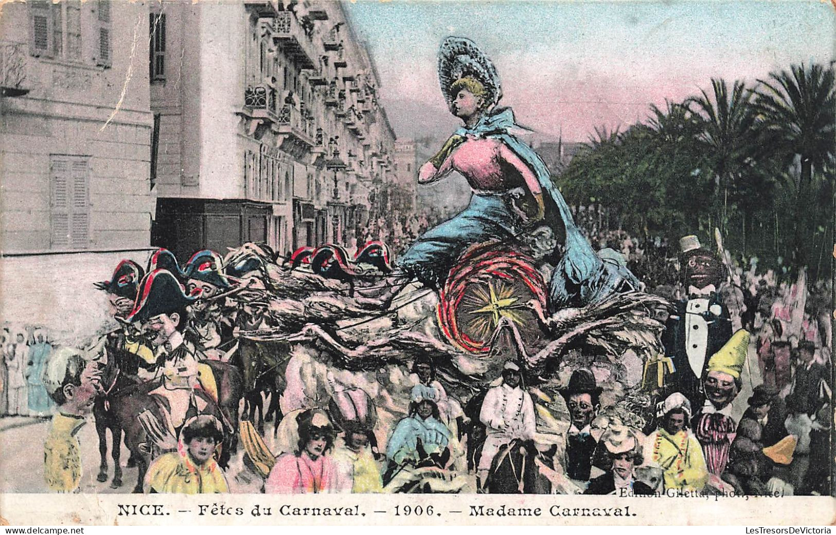 FRANCE - Nice - Fêtes Du Carnaval - 1906 - Madame Carnaval - Carte Postale Ancienne - Carnevale