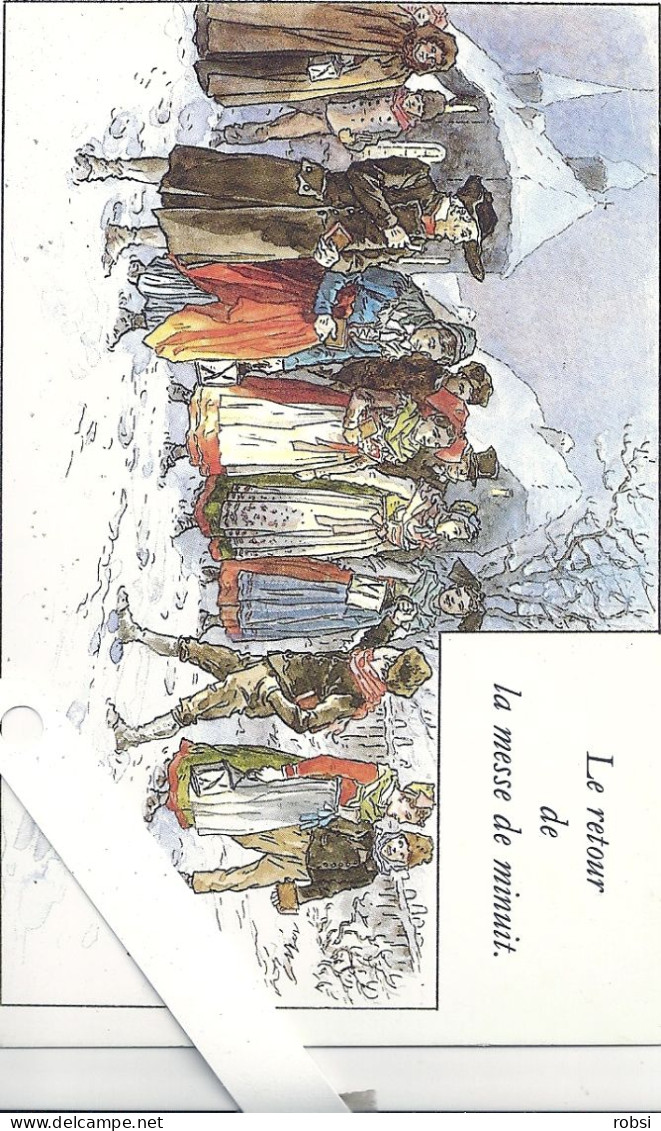 Illustrateur Kauffmann Paul, Le Retour De La Messe De Minuit, Edition Gyss 1983 - Kauffmann, Paul