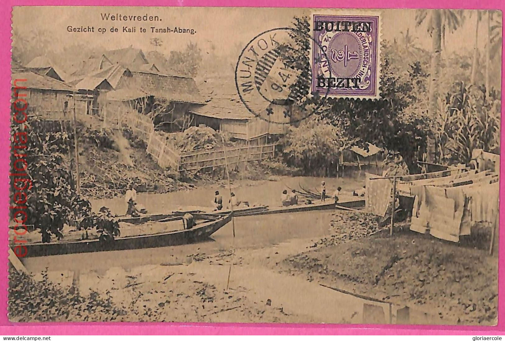 Af8919 - INDONESIA - Vintage POSTCARD - Weltevreden - 1914 - Indonésie