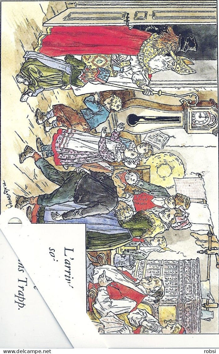 Illustrateur Kauffmann Paul, L'arrivée De Saint Nicolas Et De Hans Trapp, Edition Gyss 1983 - Kauffmann, Paul