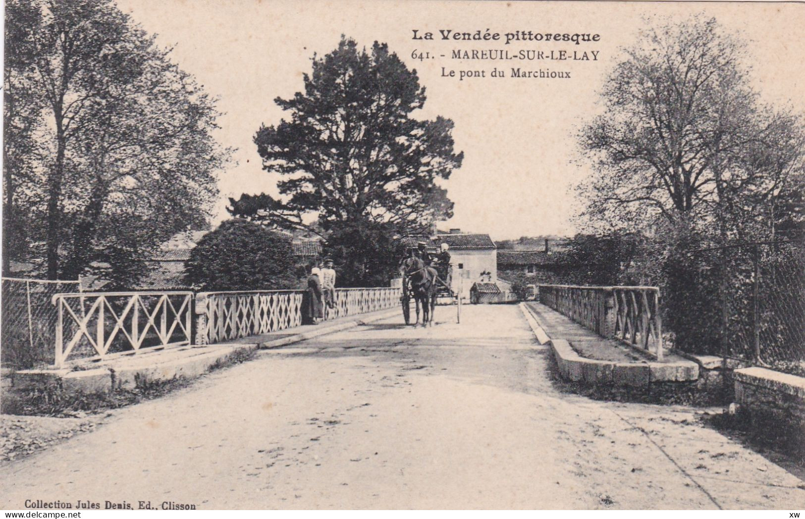 MAREUIL-SUR-LAY-DISSAIS -85- La Vendée Pittoresque - Le Pont Du Marchoux - Animation - A17416/17 - Mareuil Sur Lay Dissais