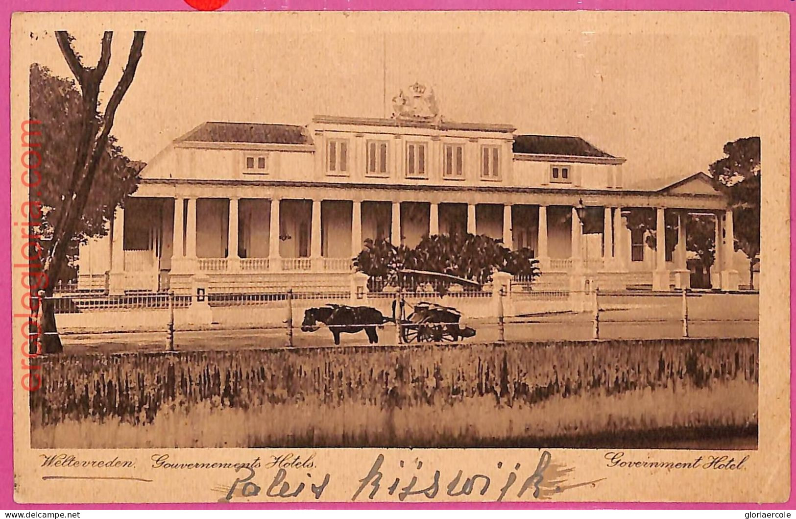 Af8921 - INDONESIA - Vintage POSTCARD - Weltevreden - 1927 - Indonésie