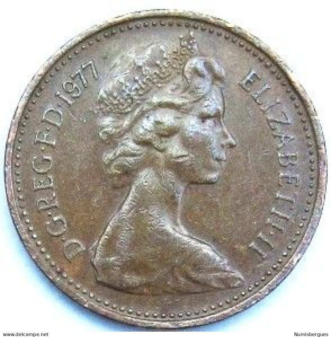 Pièce De Monnaie 1 New Penny  1977 - 1 Penny & 1 New Penny