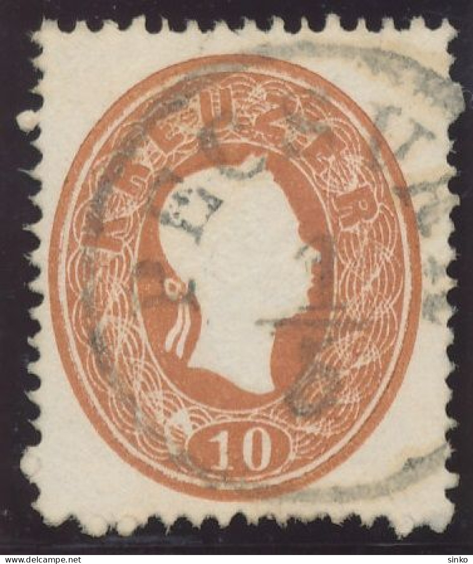 1861. Typography With Embossed Printing 10kr, PECSVAR - ...-1867 Prephilately