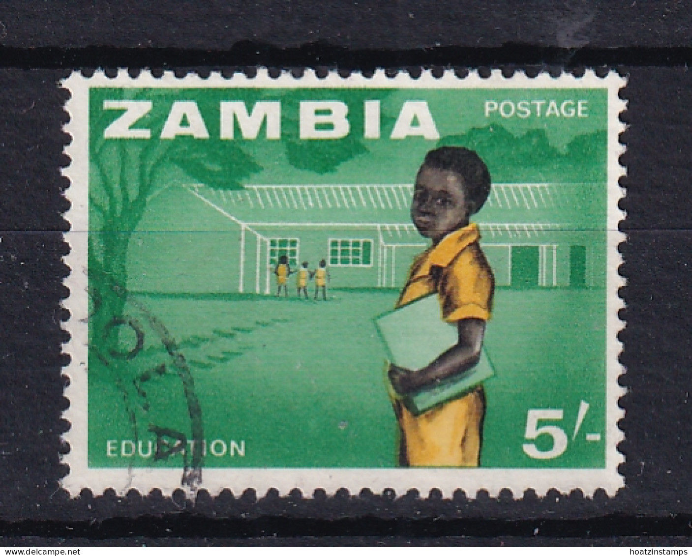 Zambia: 1964   Pictorial    SG105   5/-     Used - Zambie (1965-...)