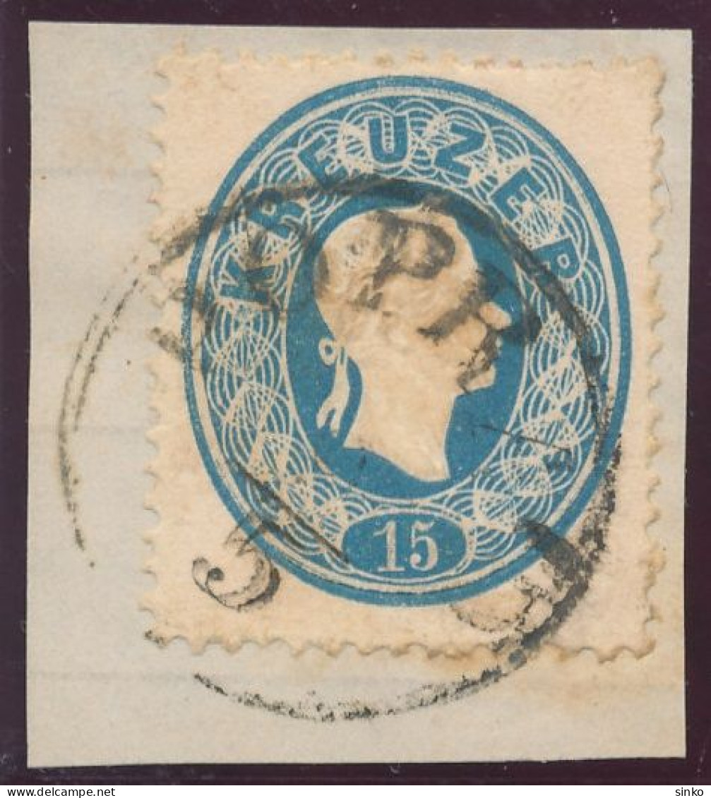 1861. Typography With Embossed Printing 15kr, POPRAD - ...-1867 Voorfilatelie