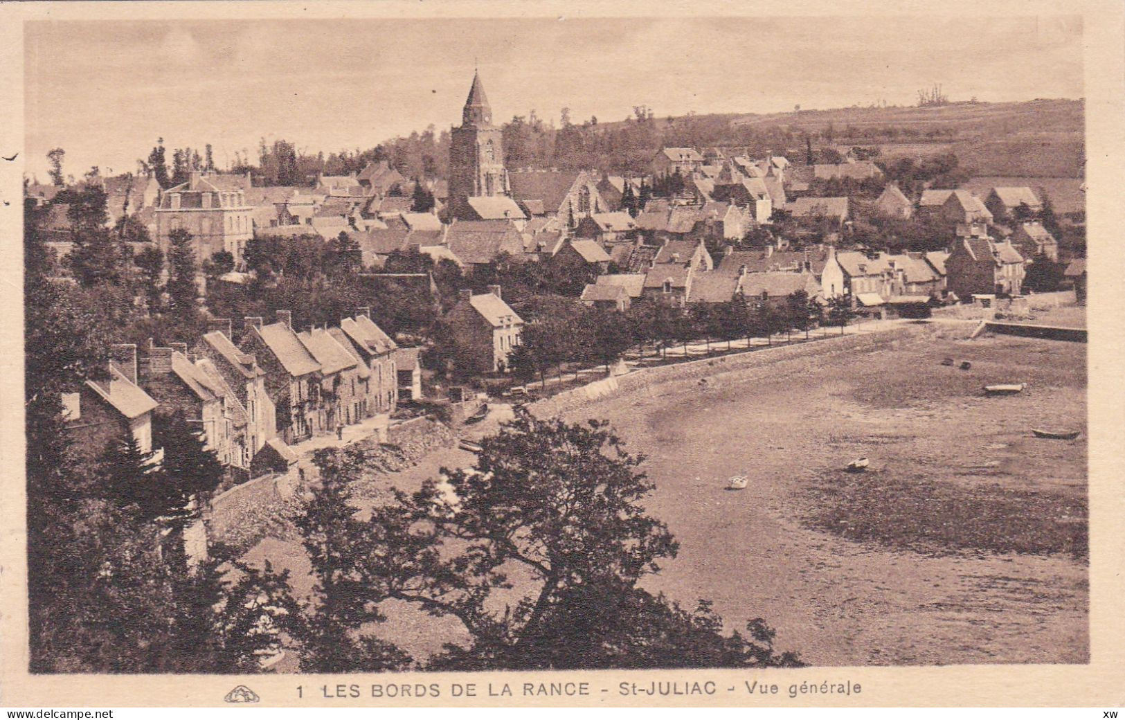 SAINT-SULIAC -35- Les Bords De La Rance - St Suliac Et Non Juniac - Vue Générale -A17422/23 - Saint-Suliac