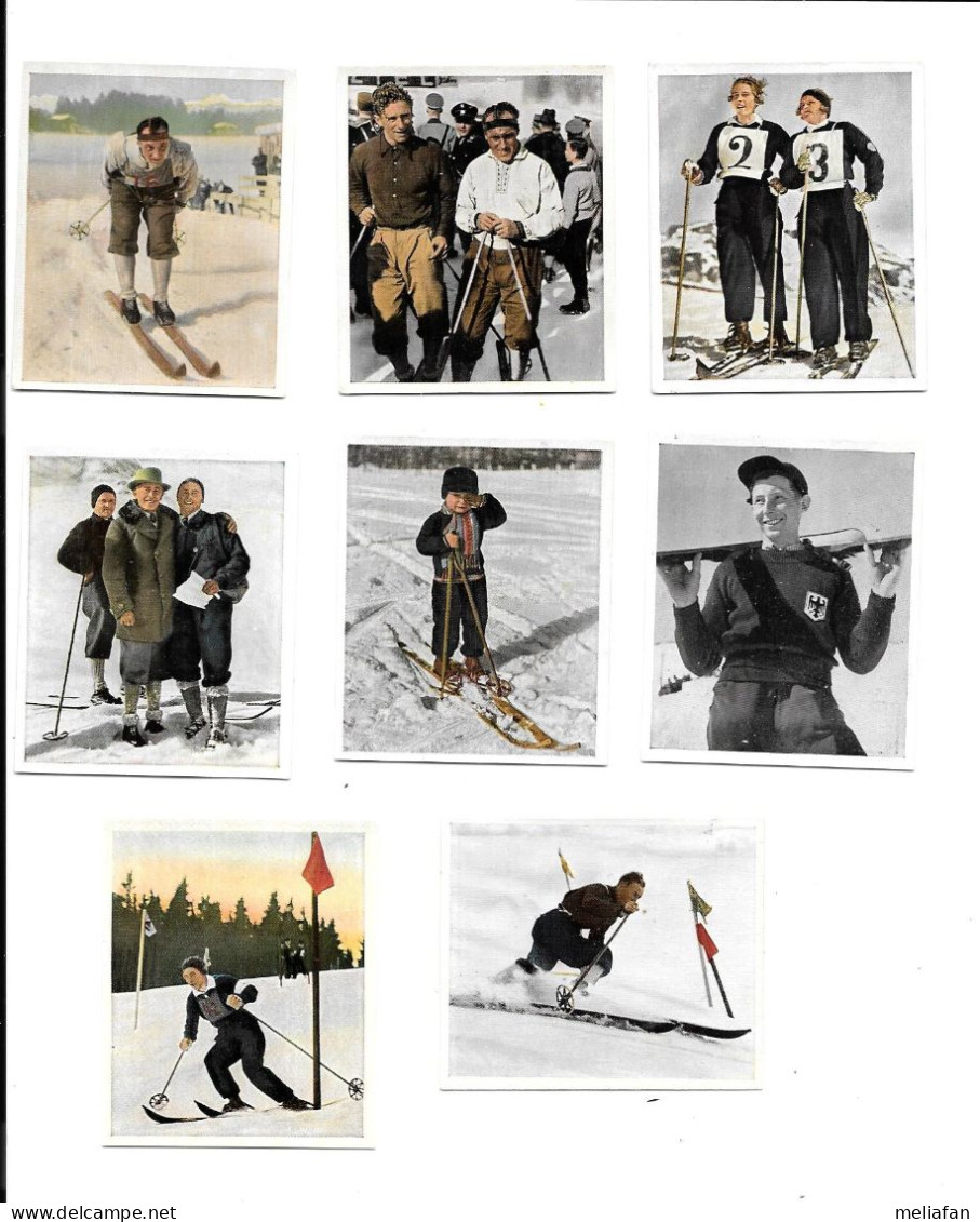 EF21 - IMAGES CIGARETTES BULGARIA - DEUTSCHER SPORT -  SKI - Sports D'hiver