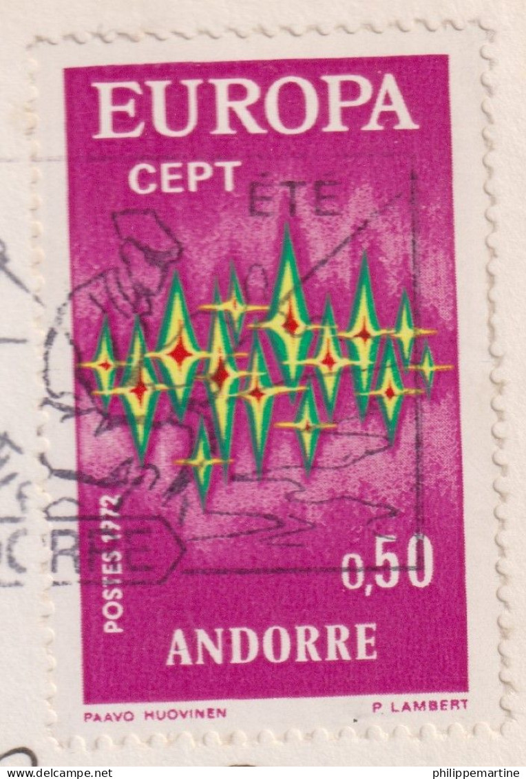 Andorre 1972 - YT 217 (o) Sur Fragment - Used Stamps