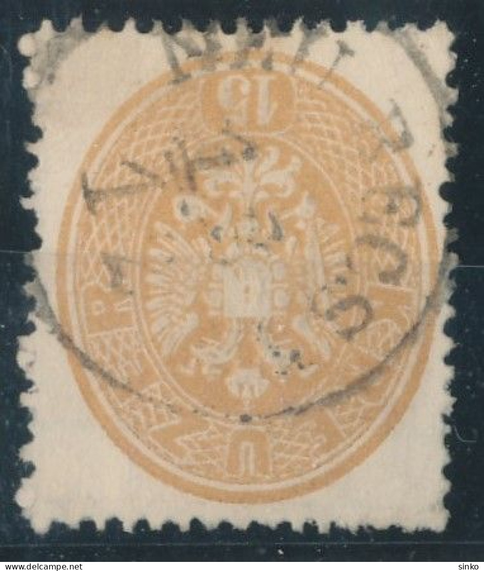 1863. Typography With Embossed Printing 15kr, NEU BECSE - ...-1867 Prephilately