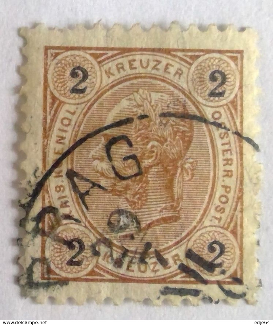 1890 Oostenrijk Frankeerzegels Mi 50 - 61 Lijntanding 11.5 (H) - Gebraucht