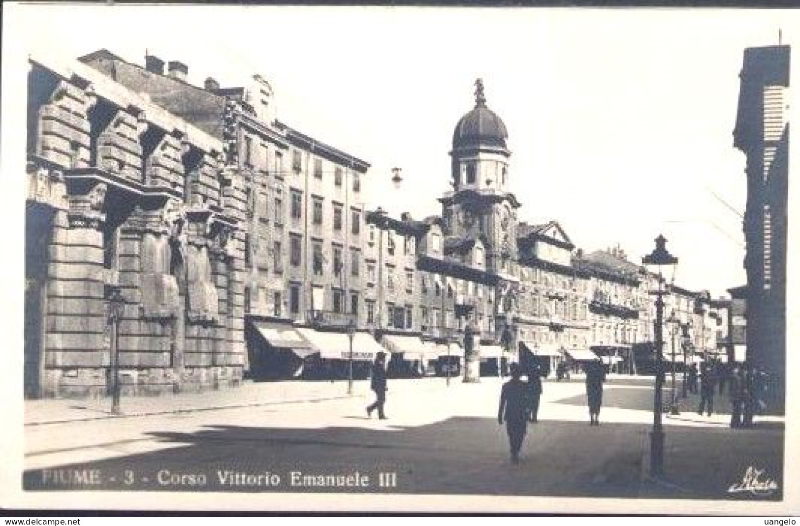 §647 FIUME - CORSO VITTORIO EMANUELE - Joegoslavië