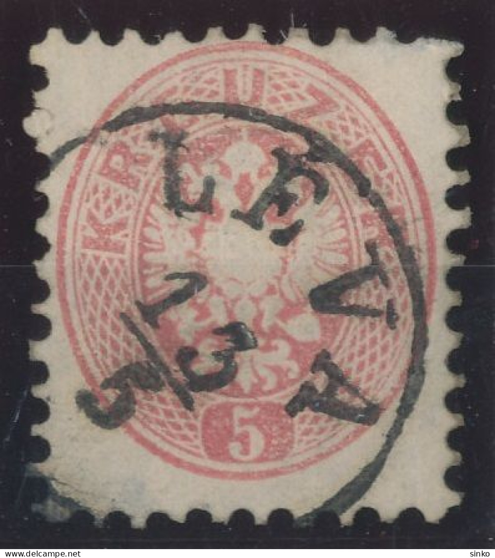 1864. Typography With Embossed Printing 5kr, LEVA - ...-1867 Prephilately