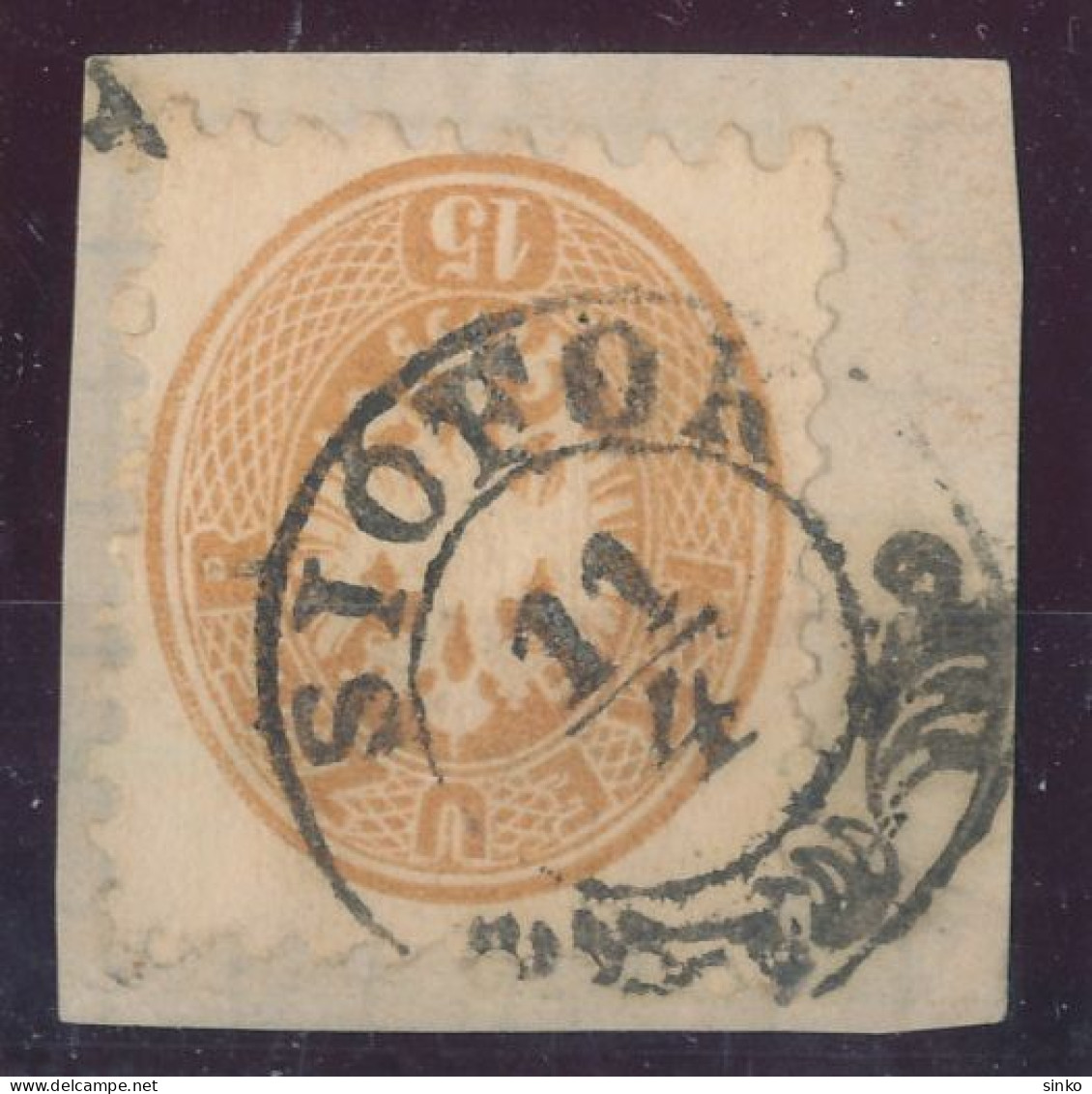 1864. Typography With Embossed Printing 15kr, SIOFOK - ...-1867 Vorphilatelie