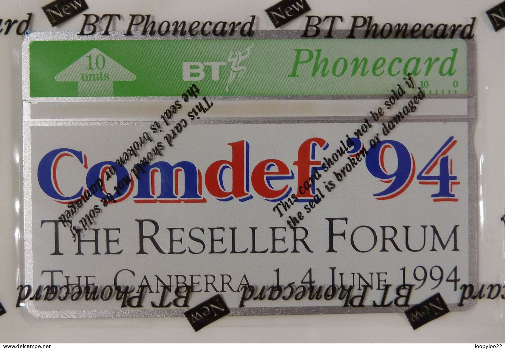 UK - Great Britain - BT & Landis & Gyr - BTP216 - Comdef '94 - 402E - 2000ex - Mint Blister - BT Emissions Privées