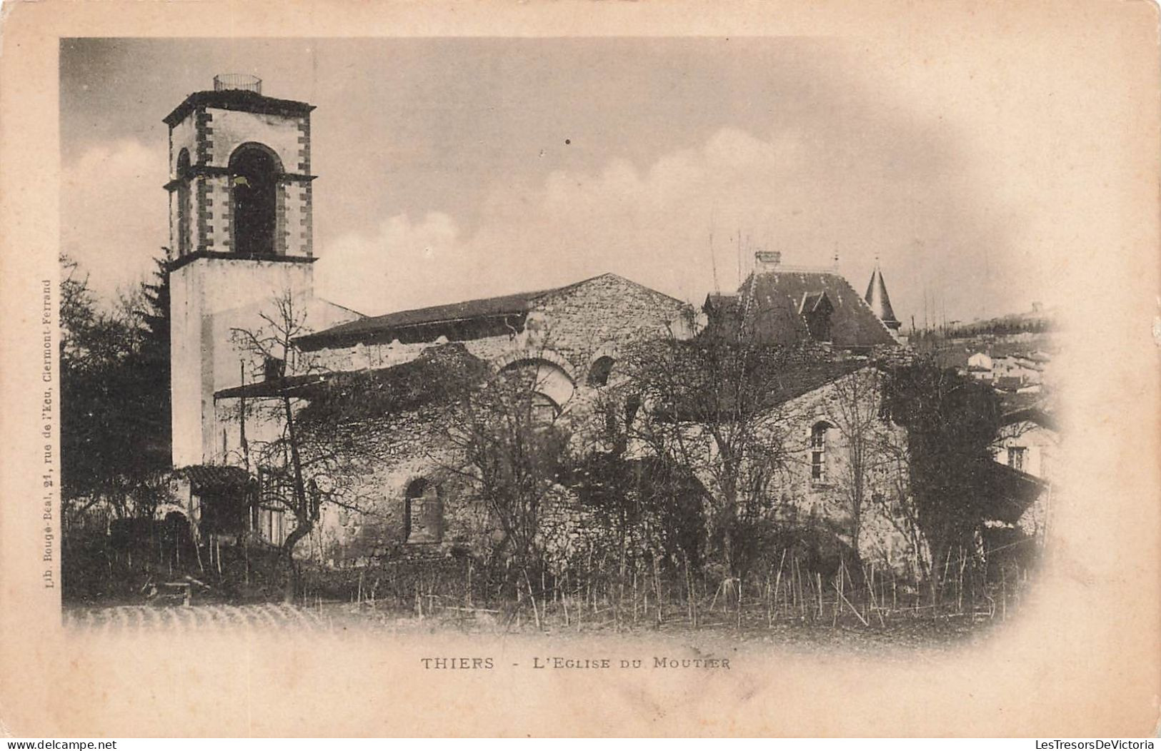 FRANCE - Thiers - L'Eglise Du Moutier - Dos Non Divisé - Carte Postale Ancienne - Thiers