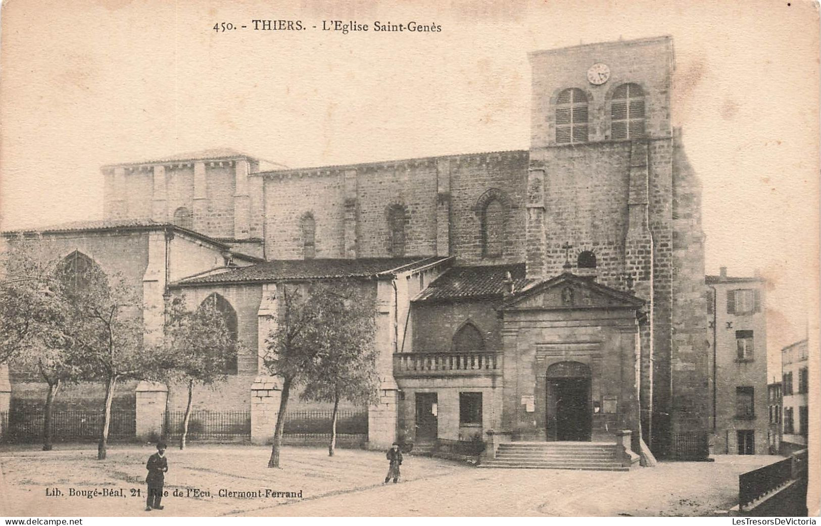FRANCE - Thiers - L'Eglise Saint Genès - Carte Postale Ancienne - Thiers