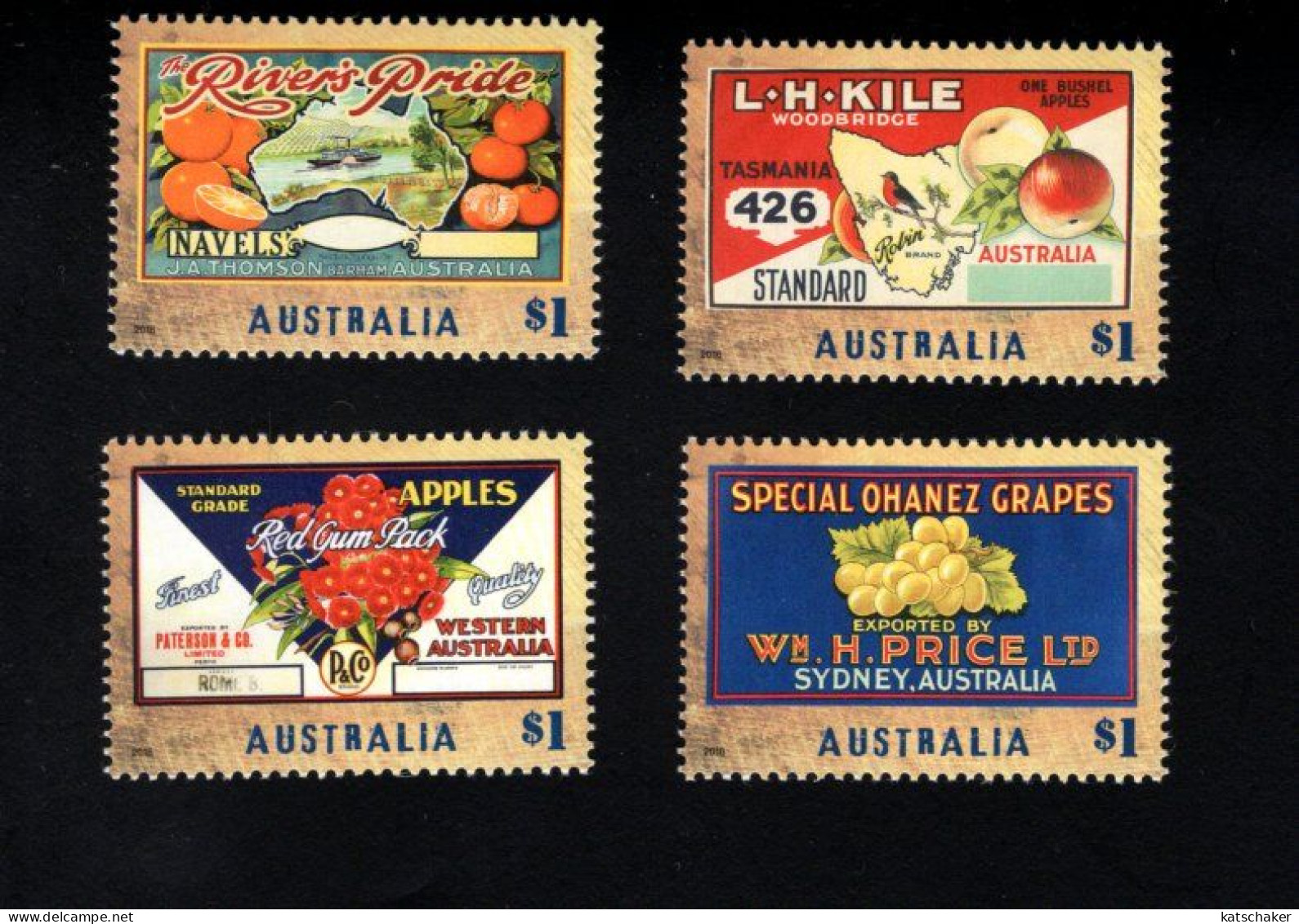 1950019934 2016 SCOTT 4491 4494 (XX) POSTFRIS MINT NEVER HINGED  - EARLY 20TH CENTURY FRUIT CRATE LABELS - Nuevos