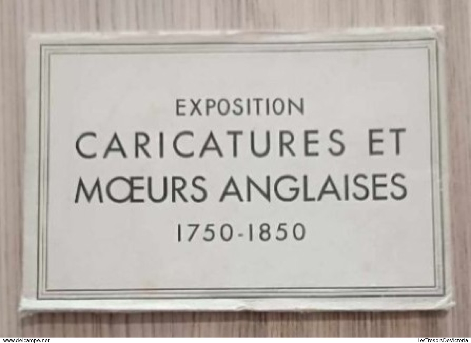 Exposition caricatures et moeurs anglais 1750 1850  - Carnets de 6 cartes  - Carte Postale Ancienne