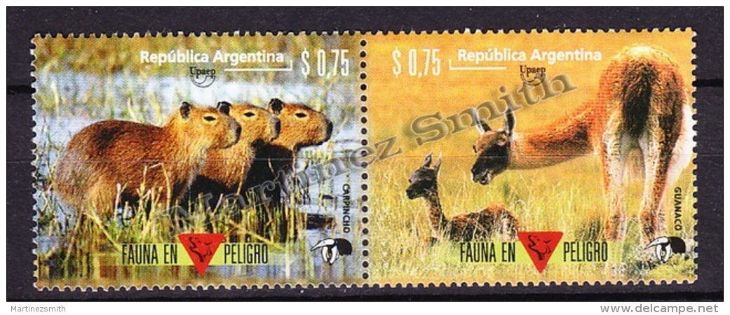 Argentina 1996 Yvert 1930- 31, America UPAEP, Animals In Ganger Of Extinction - MNH - Nuovi