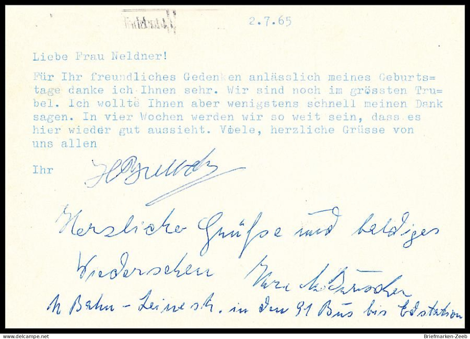 Berlin MiNr. 201 O Ganzsache Postkarte Johannes Gutenberg, Gebraucht - Postkarten - Gebraucht