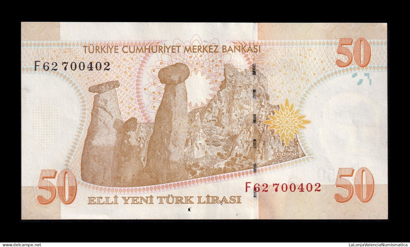 Turquía Turkey 50 Liras 2005 Pick 220b Mbc Vf - Turquie