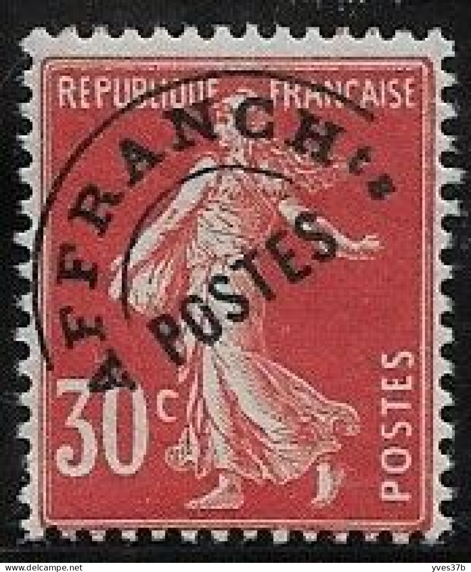 FRANCE Préoblitérés N°58 - Neuf** - 1 Dent à Peine Courte - TTB/SUP - 1893-1947