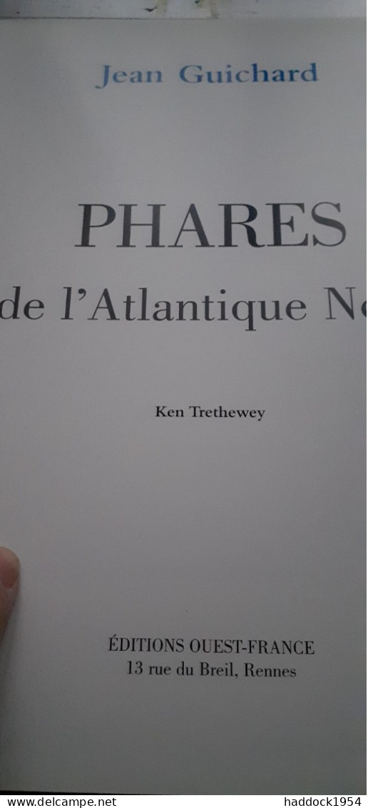 Phares De L'atlantique Nord Jean Guichard Ouest France 2002 - Schiffe