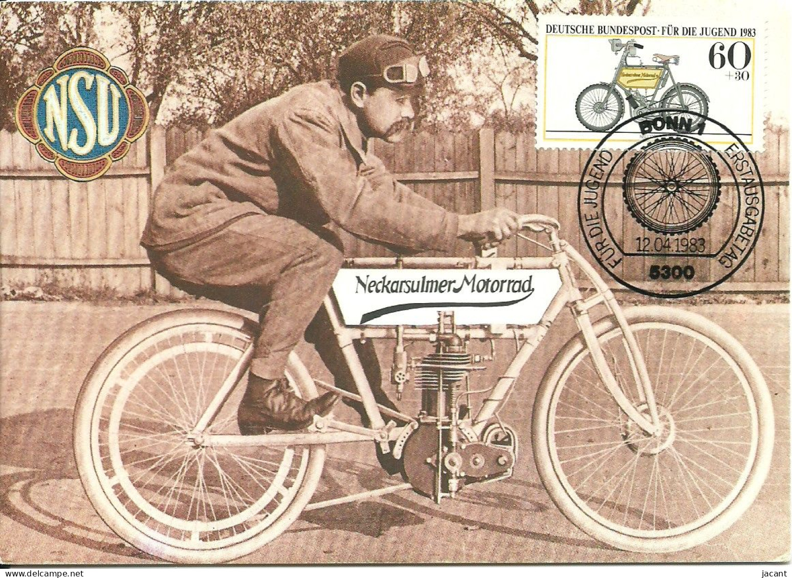 Carte Maximum - Allemagne - Neckarsulmer Motorrad - Motorcycle - Andere & Zonder Classificatie