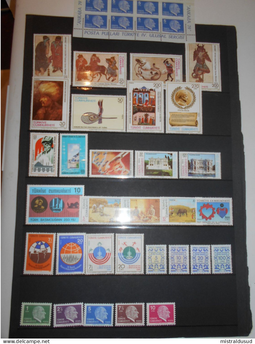 Turquie Collection , 39 Timbres Neufs - Verzamelingen & Reeksen