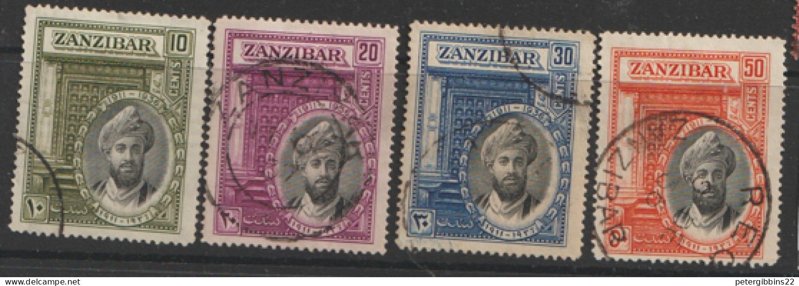Zanzibar  1936 SG  323-6  Fine Used - Zanzibar (...-1963)