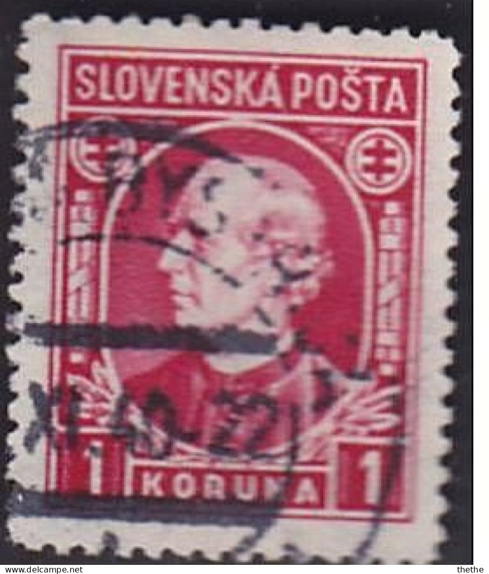 SLOVAQUIE - Mgr Andrej Hlinka - Used Stamps