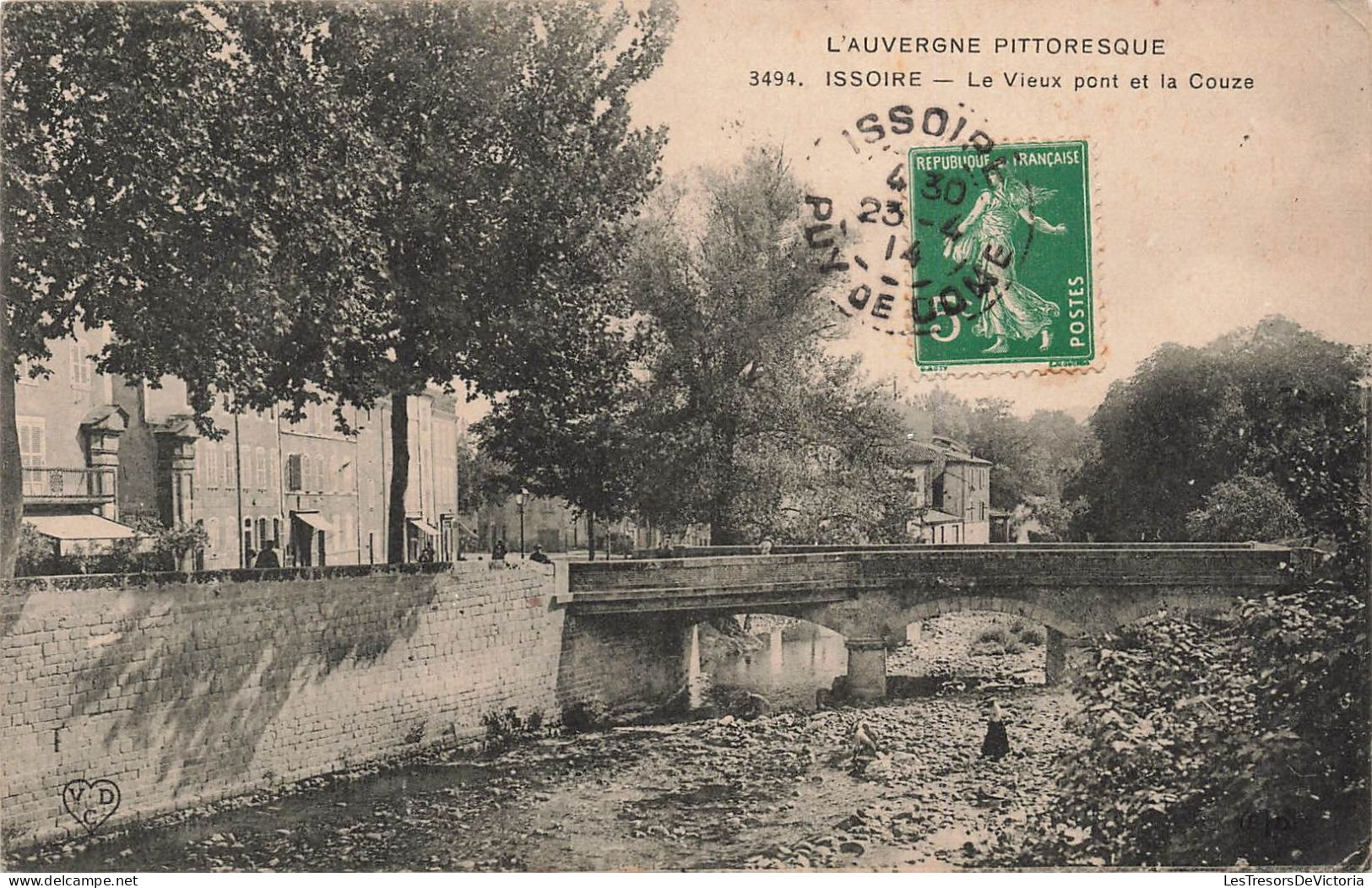 FRANCE - Issoire - Le Vieux Pont Et La Couze - Carte Postale Ancienne - Issoire