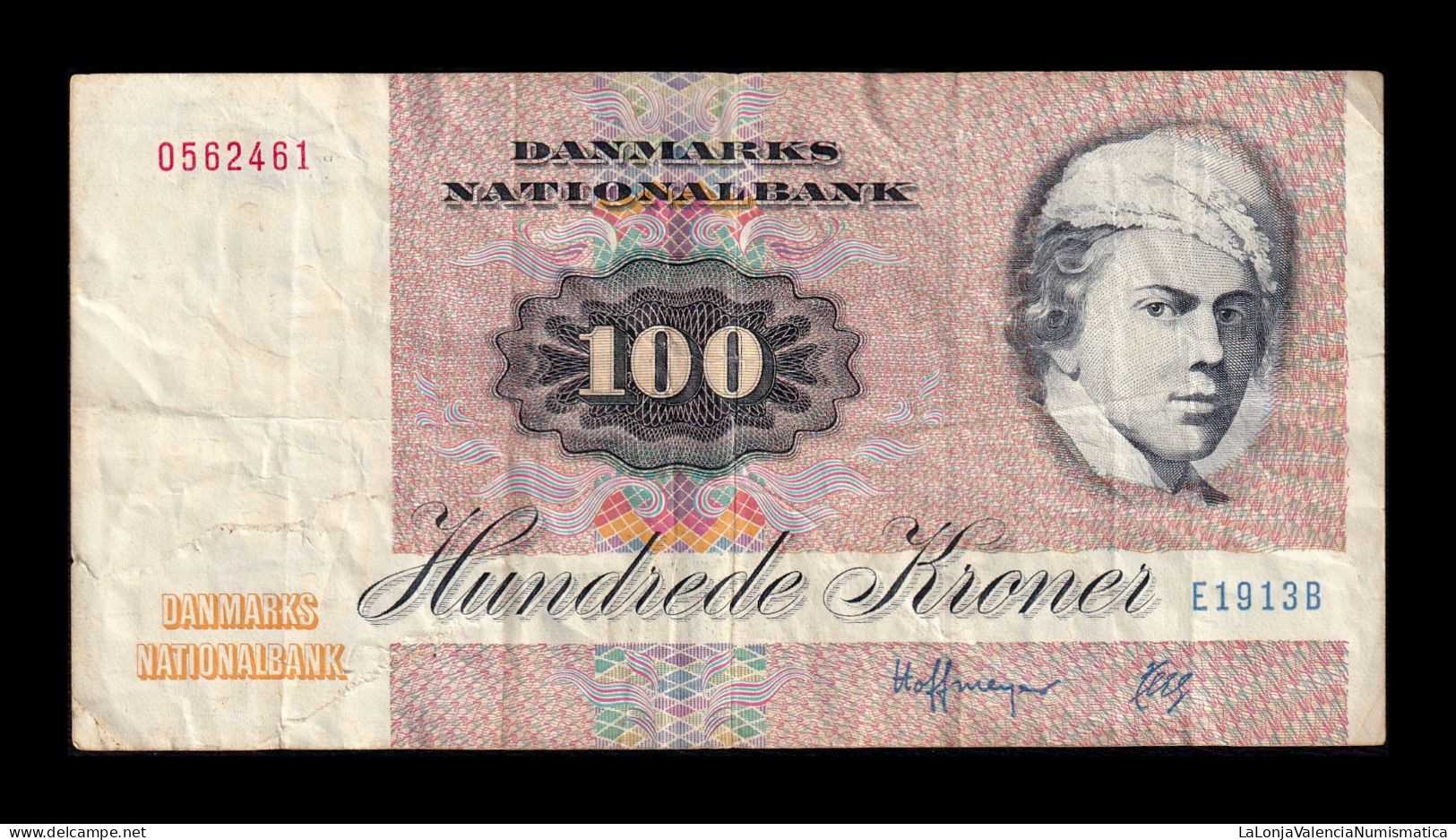 Dinamarca Denmark 100 Kroner 1991 Pick 51u(3) Mbc Vf - Danemark