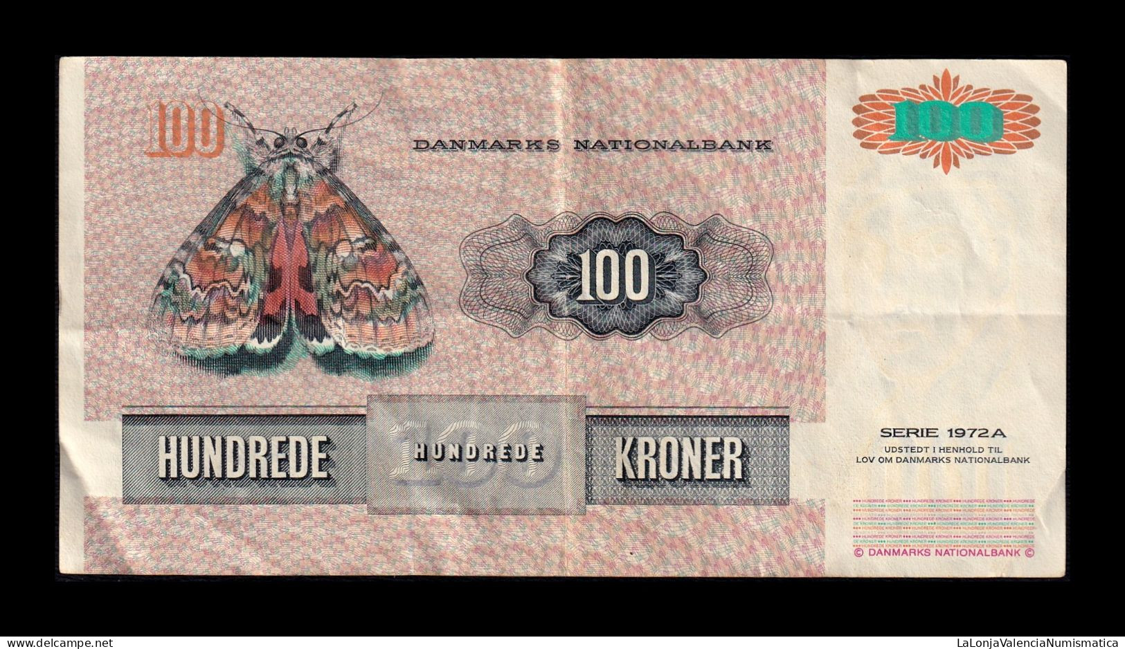 Dinamarca Denmark 100 Kroner 1991 Pick 51u(3) Mbc Vf - Danemark