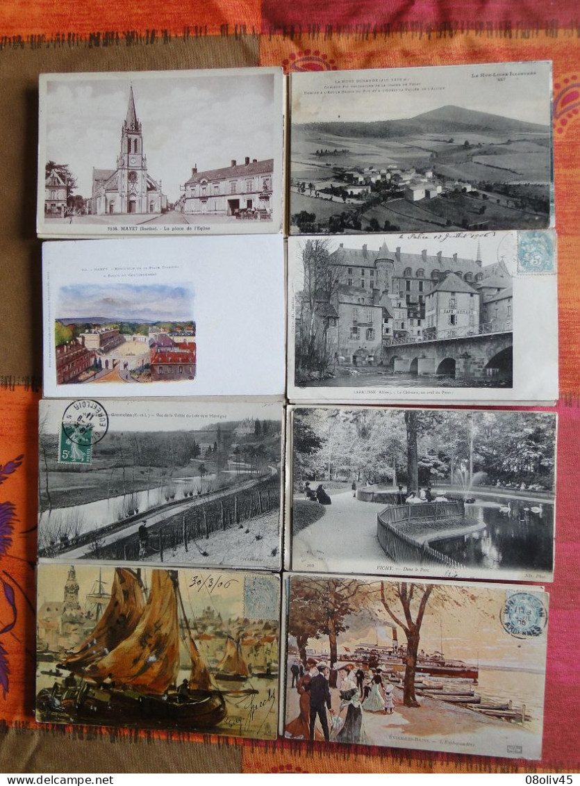 GROS LOT + De 1.300 Cpa FRANCE (Sauf Paris-Lourdes) - Petites Cartes Dont ANIMEES - ENSEMBLE INTERESSANT - A SAISIR !! - 500 Postcards Min.