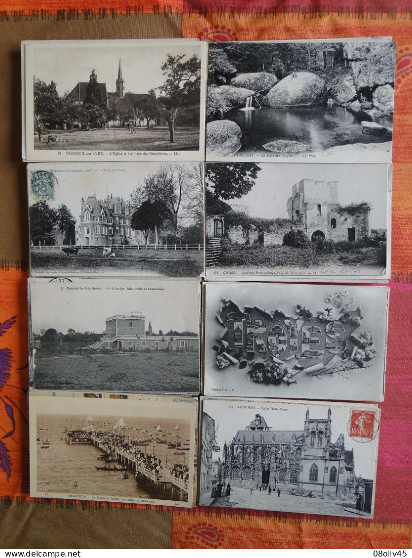 GROS LOT + De 1.300 Cpa FRANCE (Sauf Paris-Lourdes) - Petites Cartes Dont ANIMEES - ENSEMBLE INTERESSANT - A SAISIR !! - 500 Postcards Min.