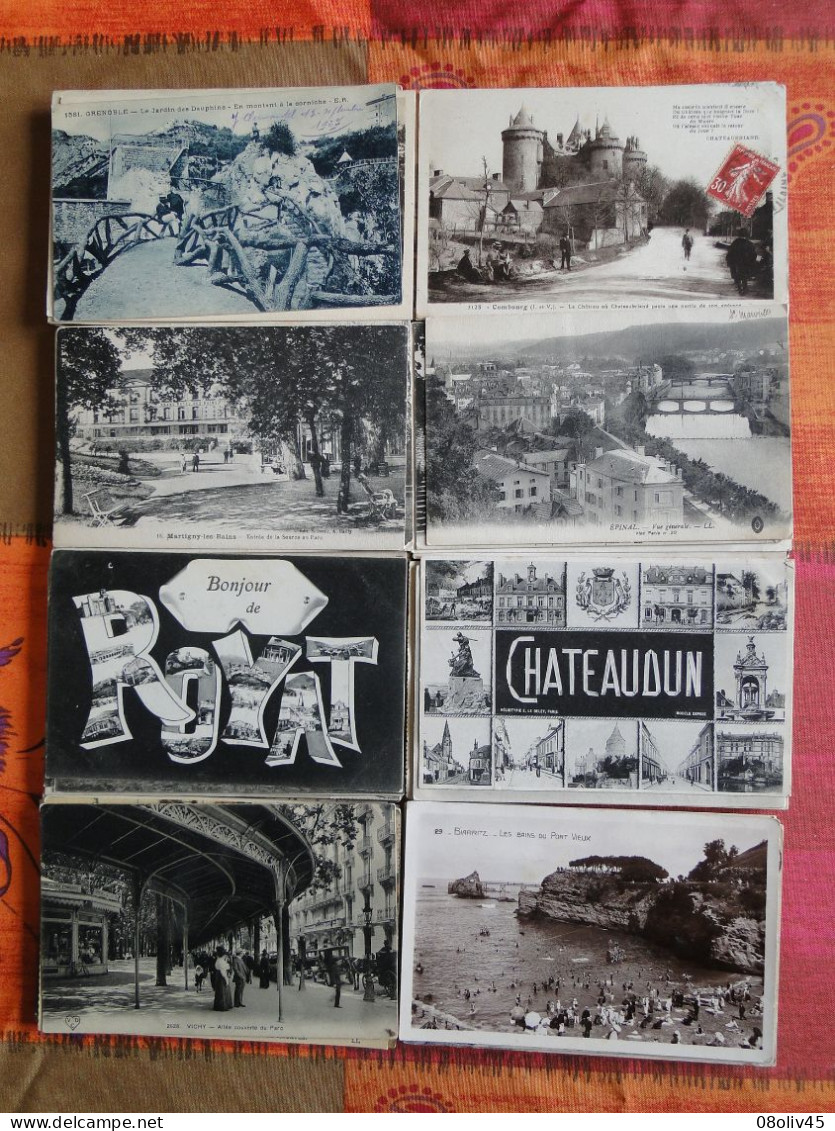 GROS LOT + De 1.300 Cpa FRANCE (Sauf Paris-Lourdes) - Petites Cartes Dont ANIMEES - ENSEMBLE INTERESSANT - A SAISIR !! - 500 Karten Min.
