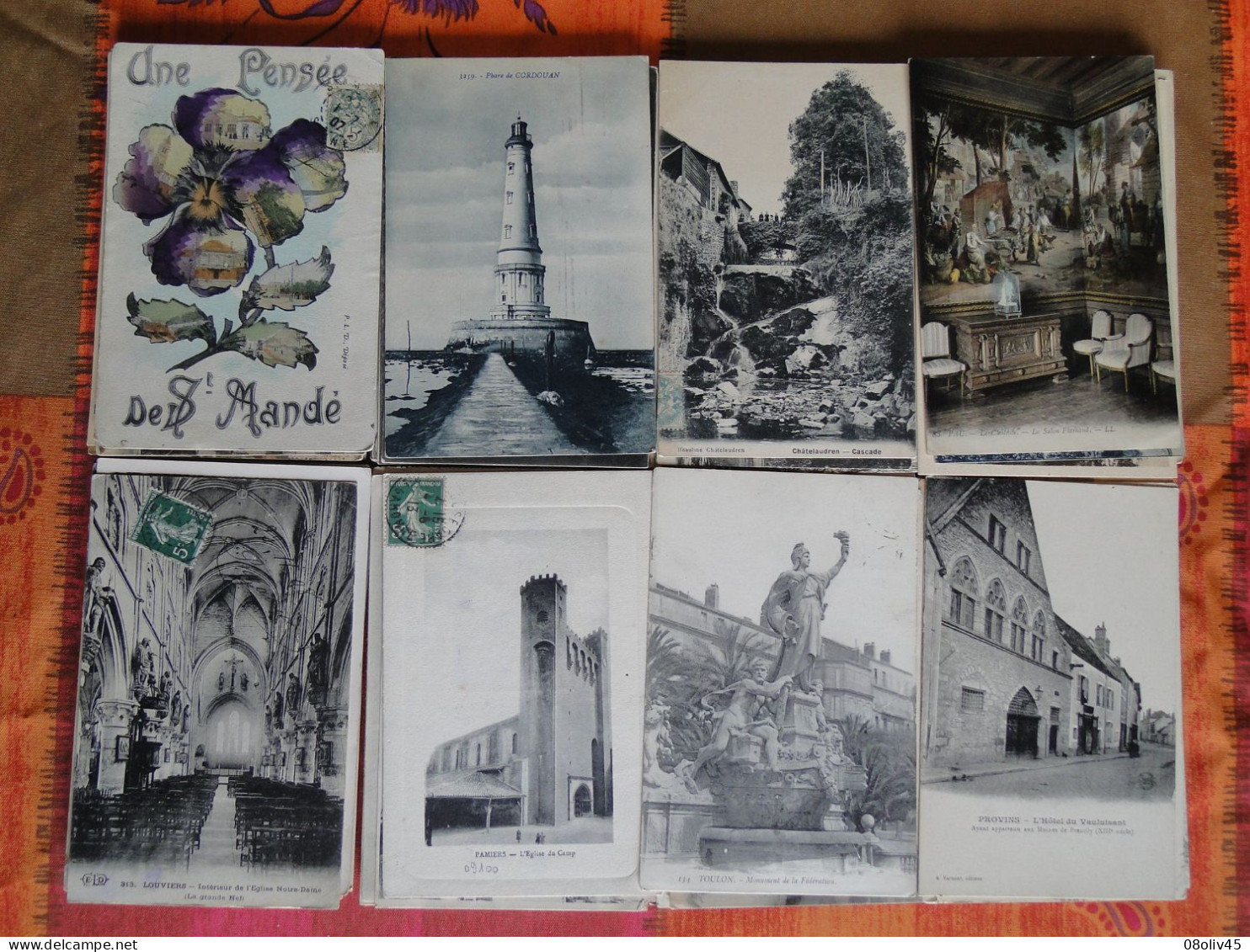 GROS LOT + De 1.300 Cpa FRANCE (Sauf Paris-Lourdes) - Petites Cartes Dont ANIMEES - ENSEMBLE INTERESSANT - A SAISIR !! - 500 Postcards Min.