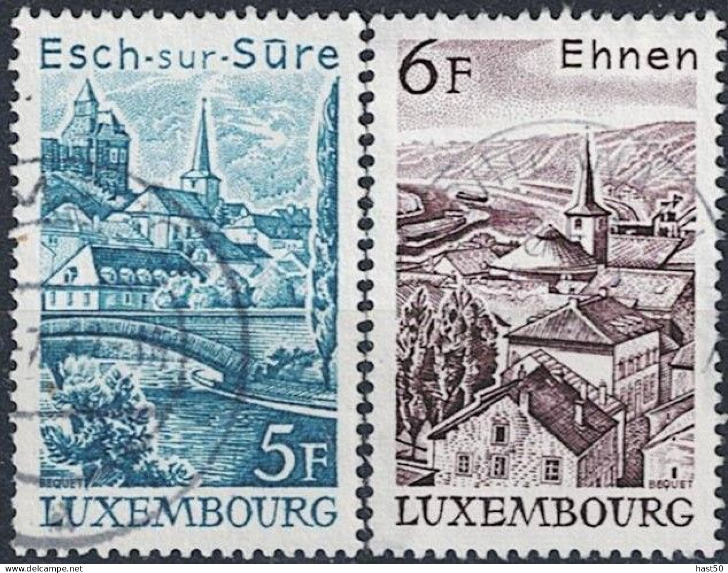 Luxemburg - Landschaften (MiNr: 947/8) 1977 - Gest Used Obl - Usati