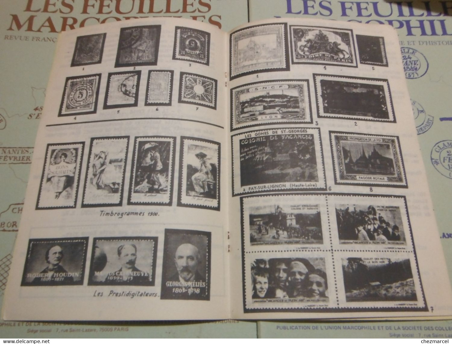 RARE  22 numeros les cahiers erinnophiles du sud.est 1961/62 et 63/64 4 annees de bulletins section lyonnaise de l aec