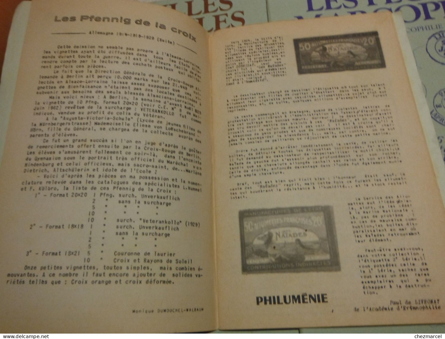 RARE  22 numeros les cahiers erinnophiles du sud.est 1961/62 et 63/64 4 annees de bulletins section lyonnaise de l aec