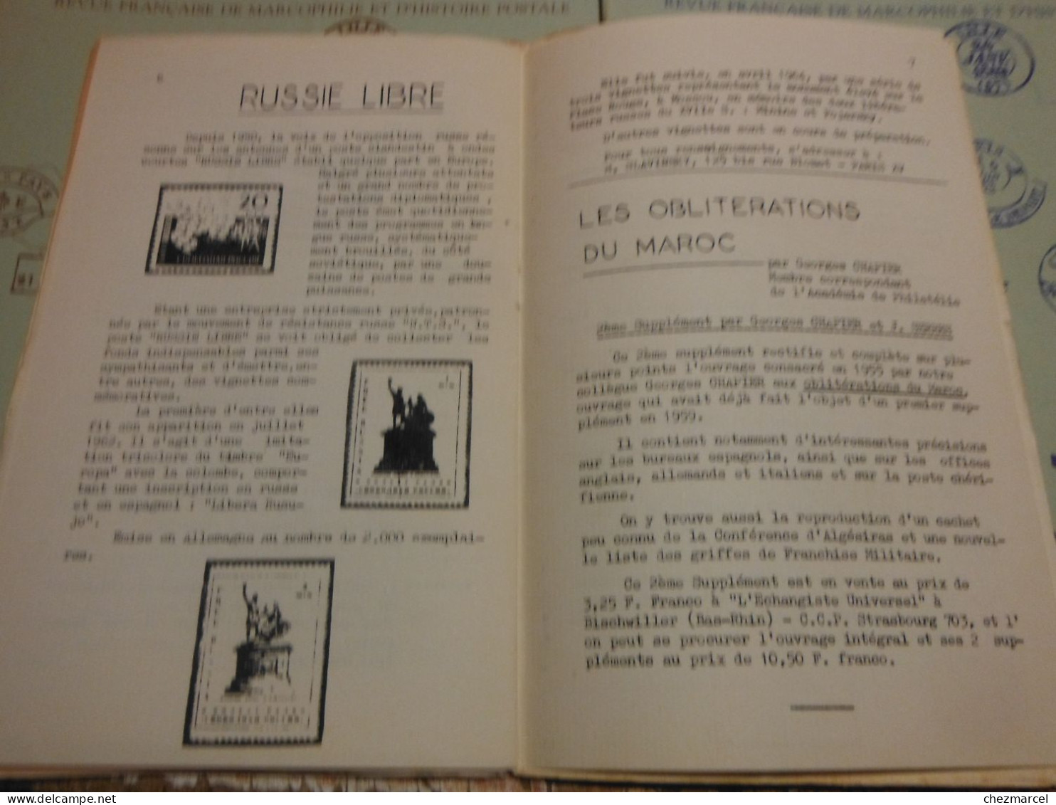 RARE  22 numeros les cahiers erinnophiles du sud.est 1961/62 et 63/64 4 annees de bulletins section lyonnaise de l aec